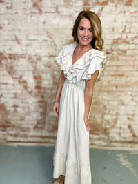 Rosalinda Textured Maxi Dress