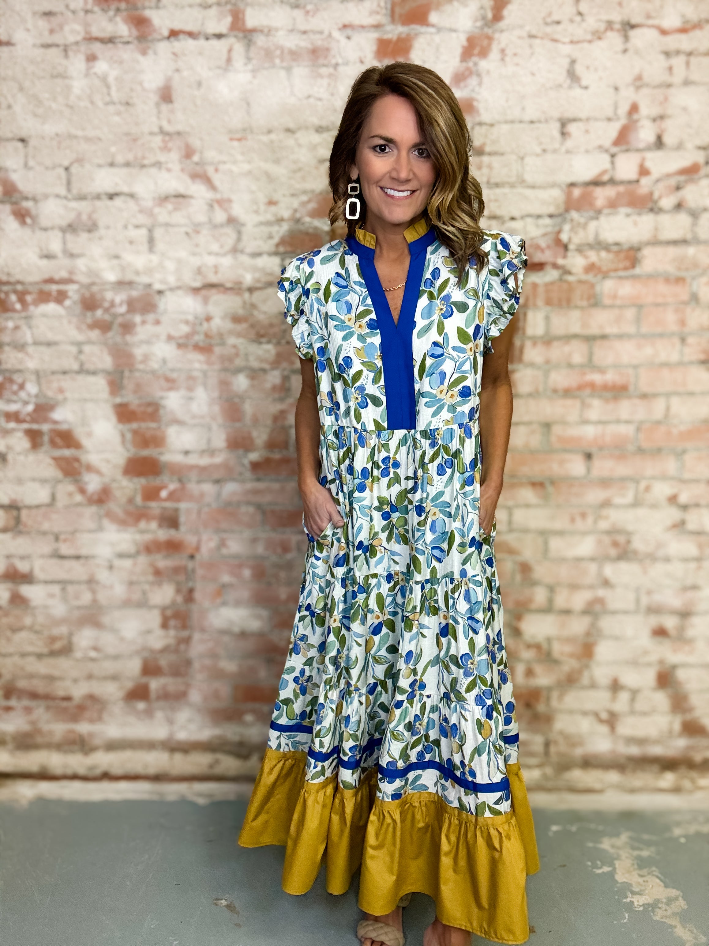 Delaney Floral Midi Dress