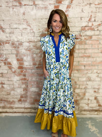 Delaney Floral Midi Dress
