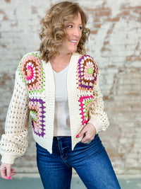 Virginia Crochet Cardigan