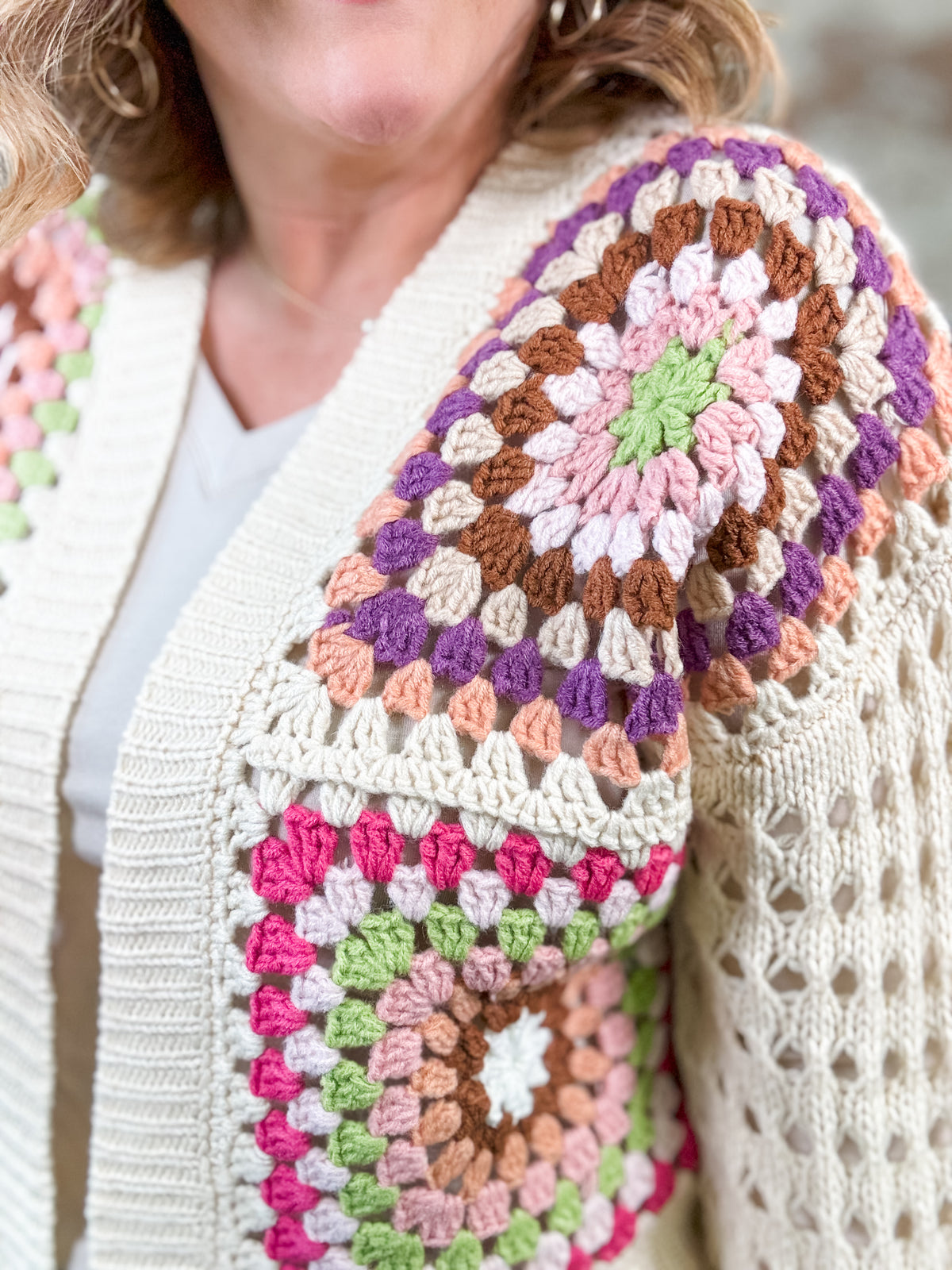 Virginia Crochet Cardigan