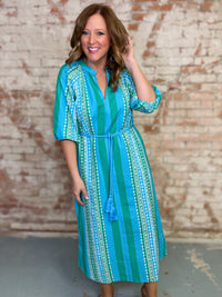 Uncle Frank Navie Midi Dress