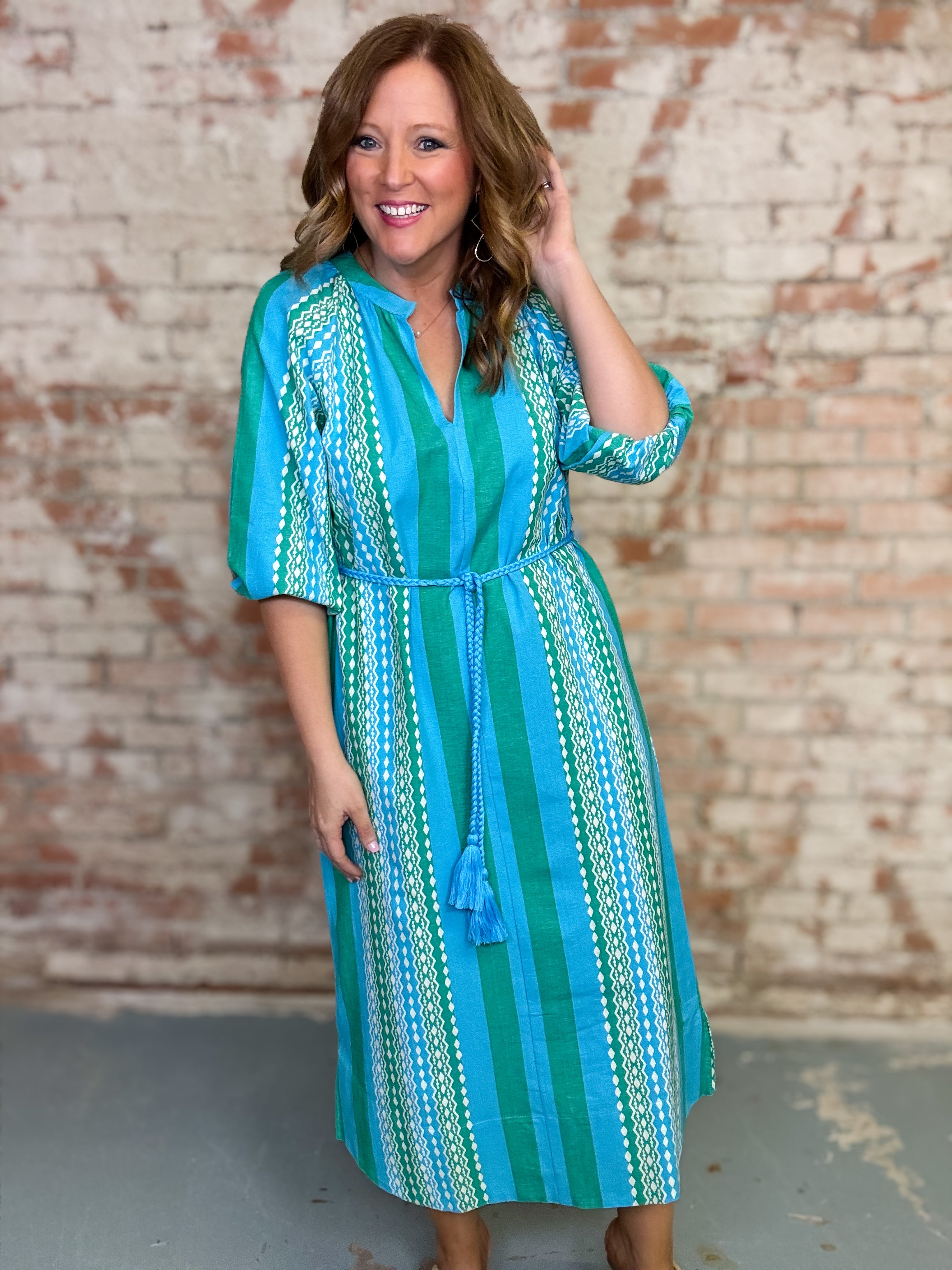 Uncle Frank Navie Midi Dress