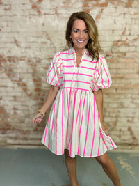 Colt Stripe Babydoll Dress