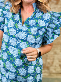 THML Tonya Hydrangea Dress