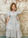 Morgan Floral Button Front Dress