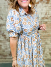 Morgan Floral Button Front Dress