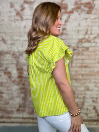 Leona Stripe Top