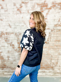 THML Carleigh Embroidered Top