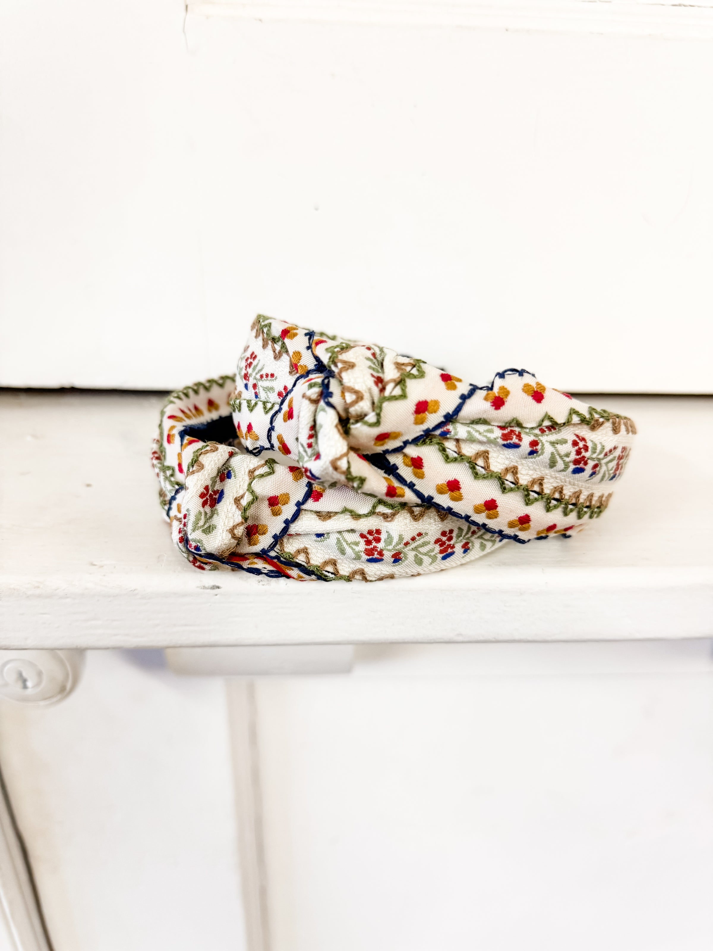 Fiesta Embroidered Headband