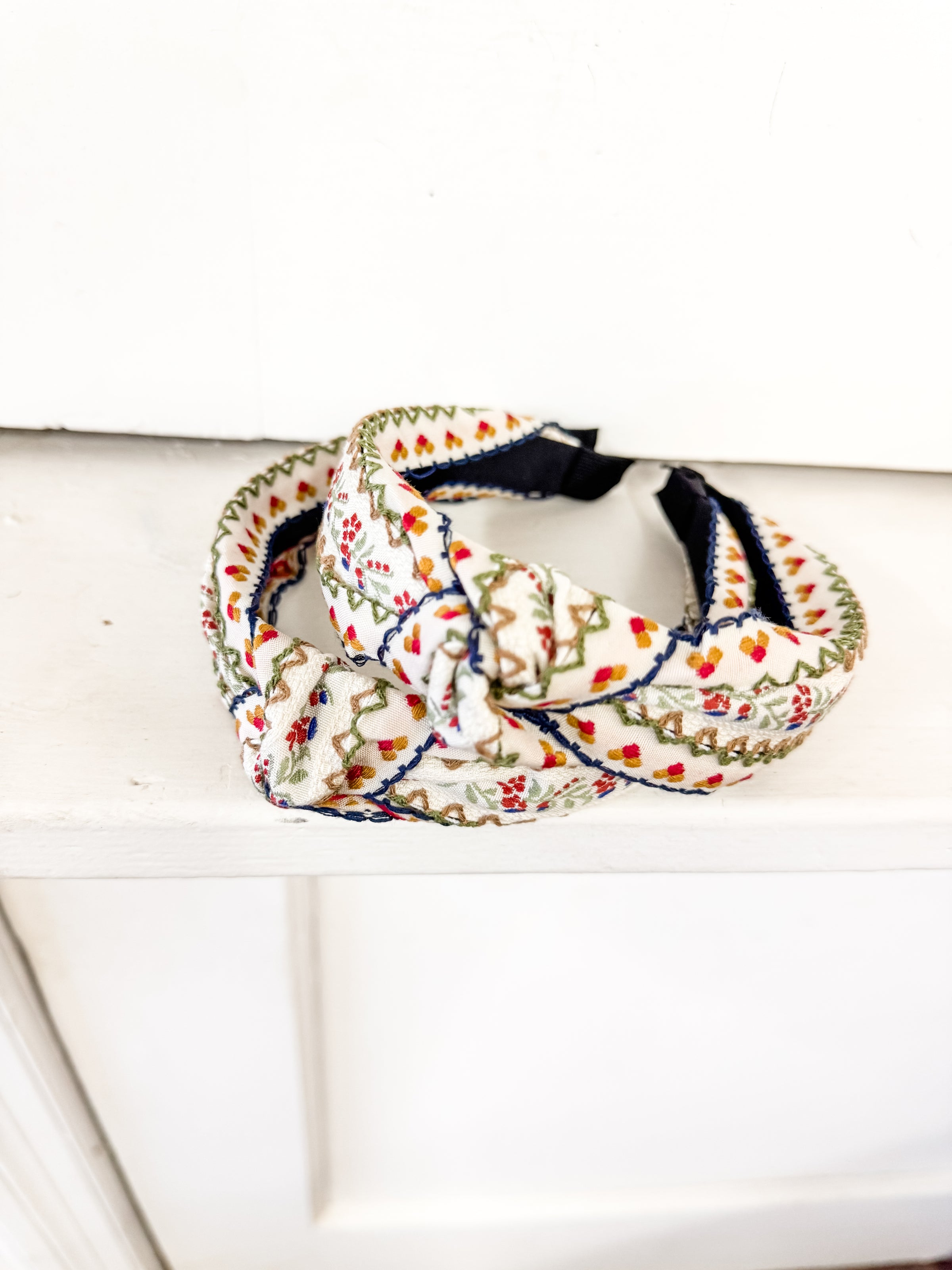 Fiesta Embroidered Headband