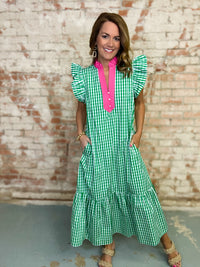 Jena Gingham Dress
