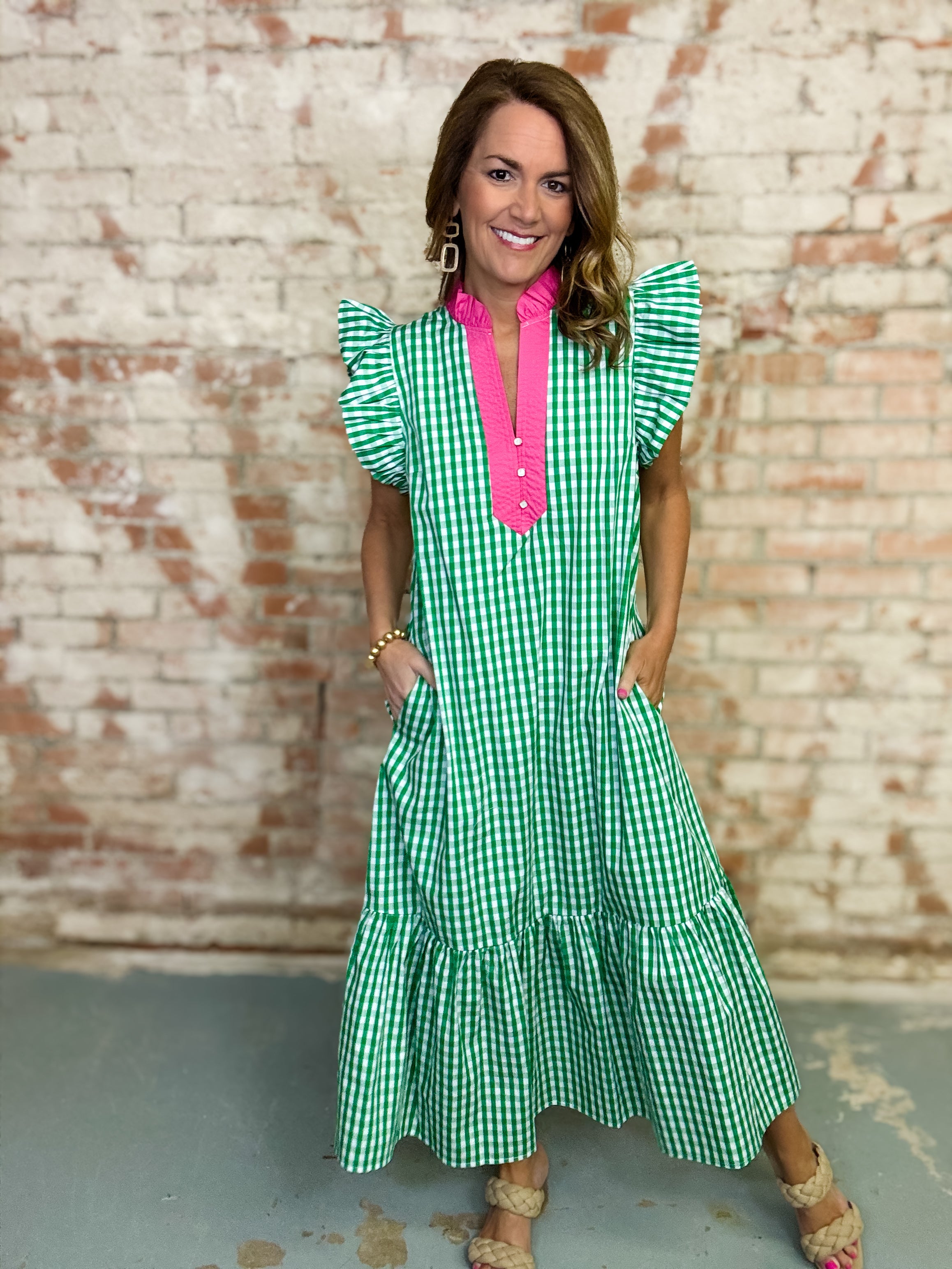 Jena Gingham Dress