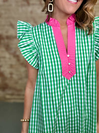 Jena Gingham Dress
