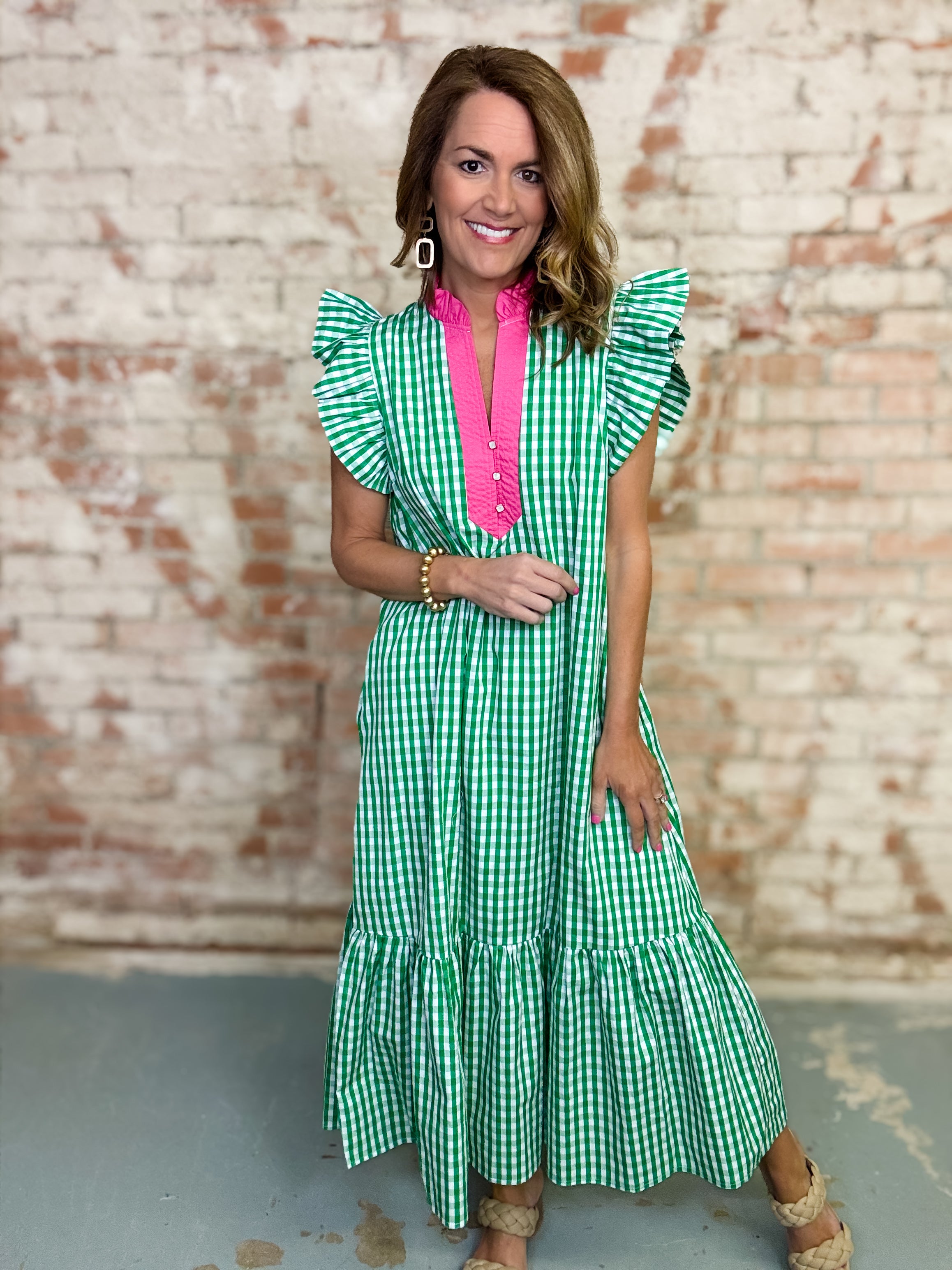 Jena Gingham Dress