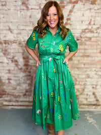 Luciana Floral Midi Dress