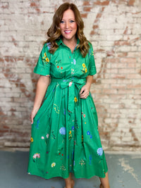 Luciana Floral Midi Dress