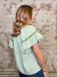 Mattie Gingham Top
