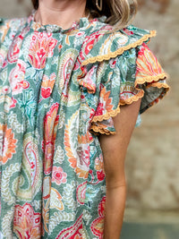 Ambretta Paisley Print Dress