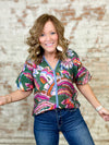 THML Crystal Print Top