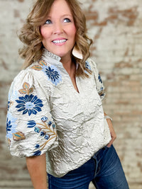 THML Jynna Textured Top