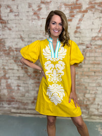 Julieta Applique Dress