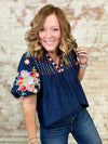 THML Tyra Embroidered Top