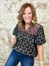 THML AmberLee Puff Sleeve Top