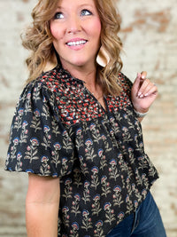 THML AmberLee Puff Sleeve Top