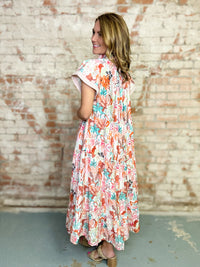 Thelma Tropical Print Dress
