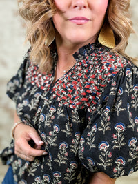 THML AmberLee Puff Sleeve Top