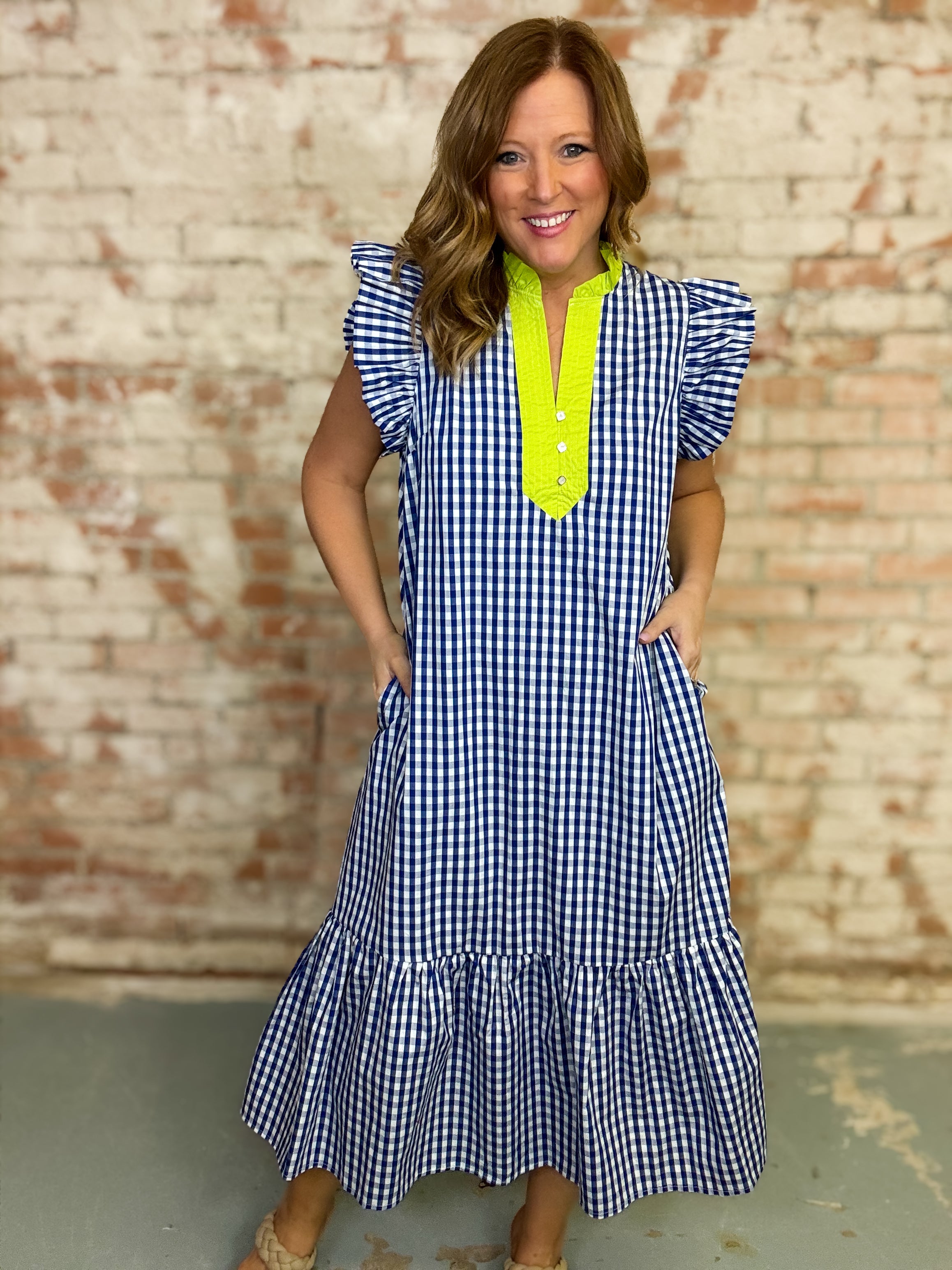 Lois Gingham Dress