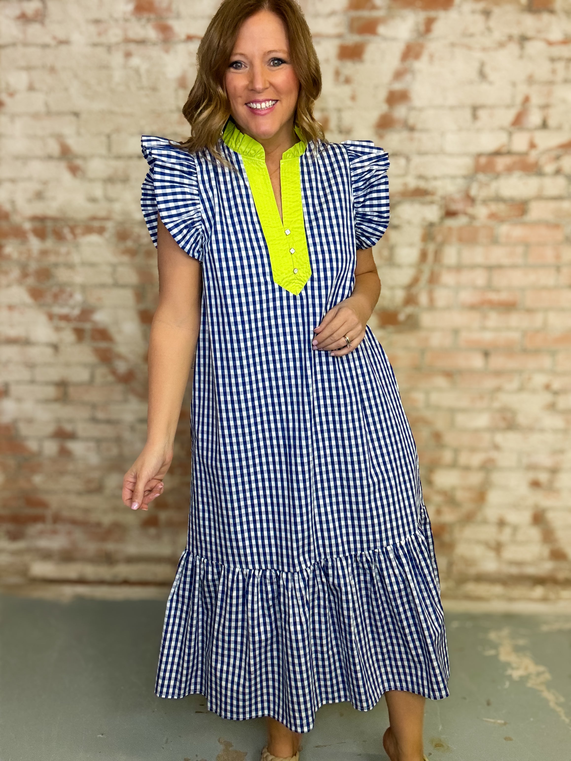 Lois Gingham Dress