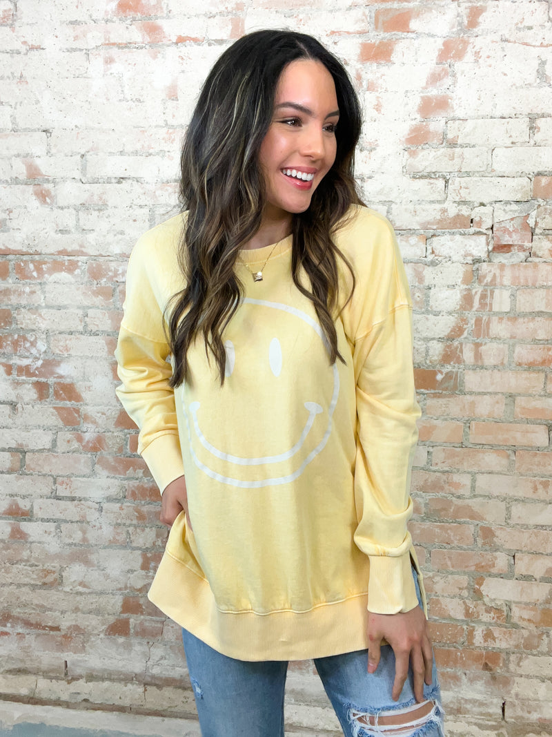 Smiley Face Pullover