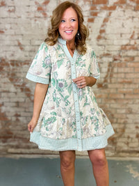 Kiersten Botanical Print Dress