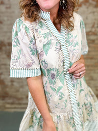 Kiersten Botanical Print Dress