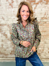 Kirsten Ruffle Accent Top