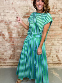 Jamie Stripe Skirt Set