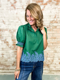 LeeAnn Embroidered Top