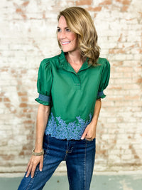LeeAnn Embroidered Top