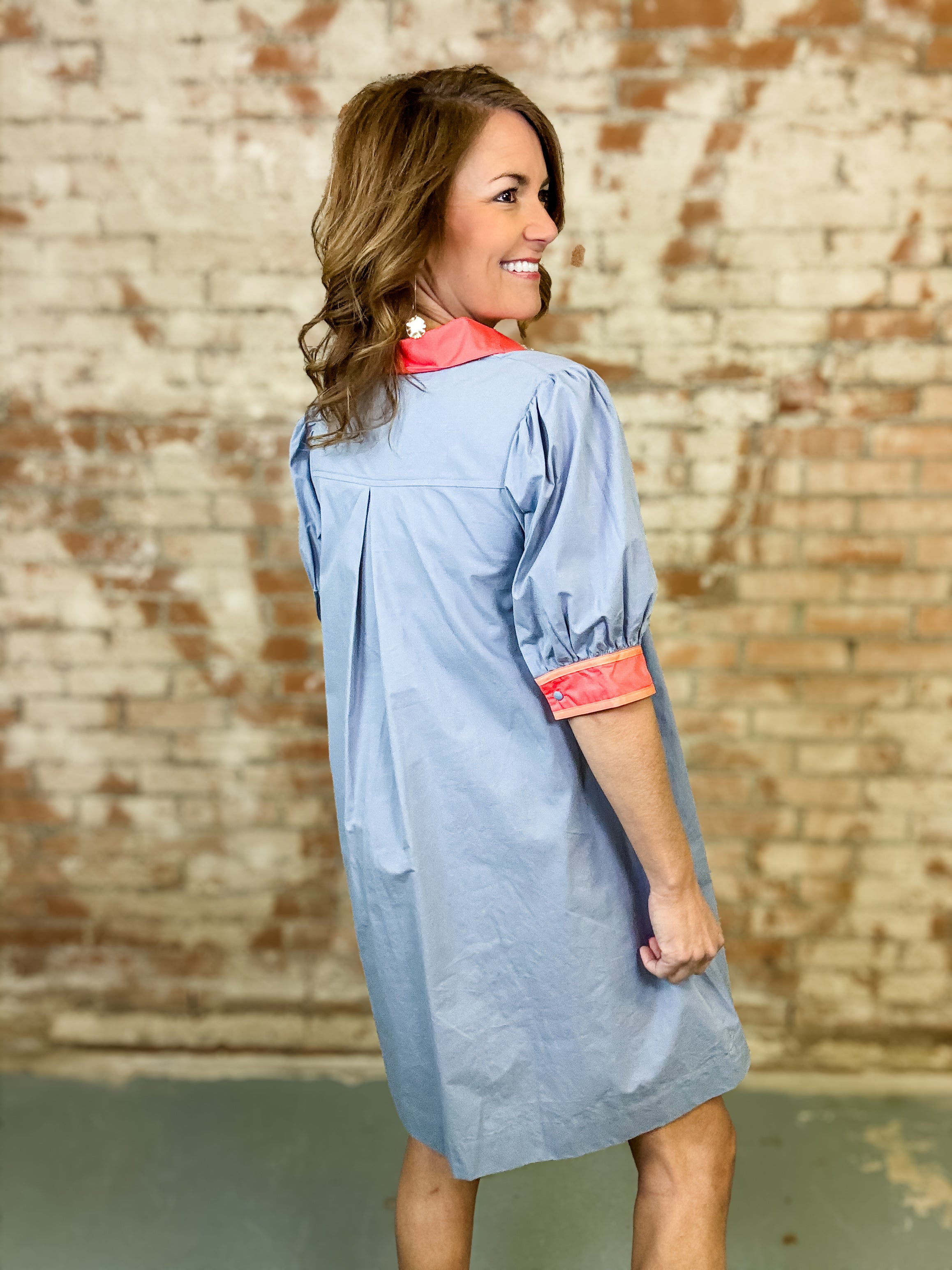 Kendall Embroidered Tunic Dress