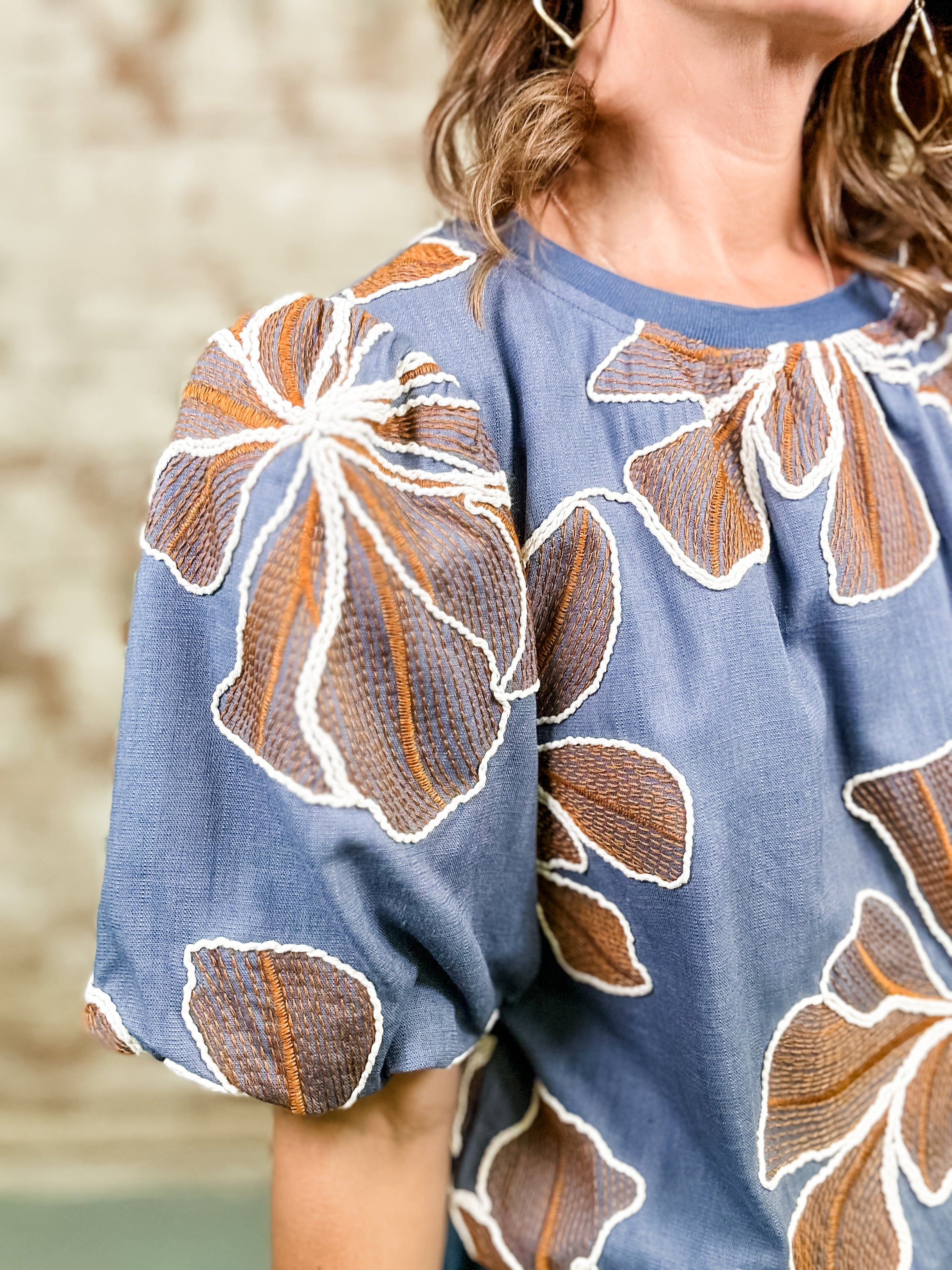 Tish Bubble Sleeve Top
