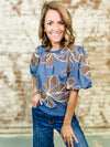 Tish Bubble Sleeve Top