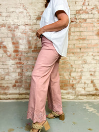 Darian Scallop Hem Pants