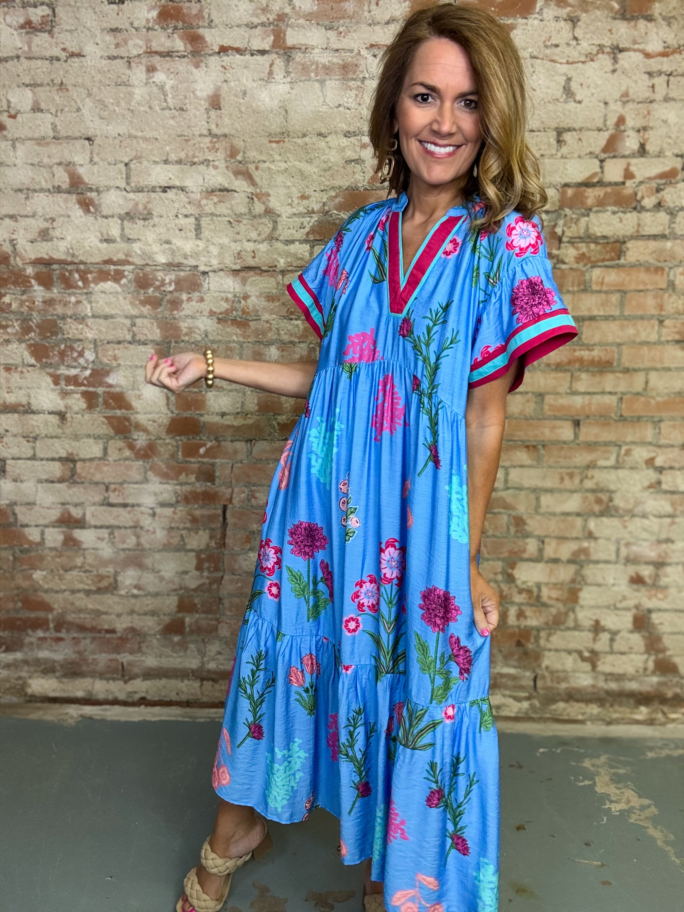 Kimora Floral Midi Dress