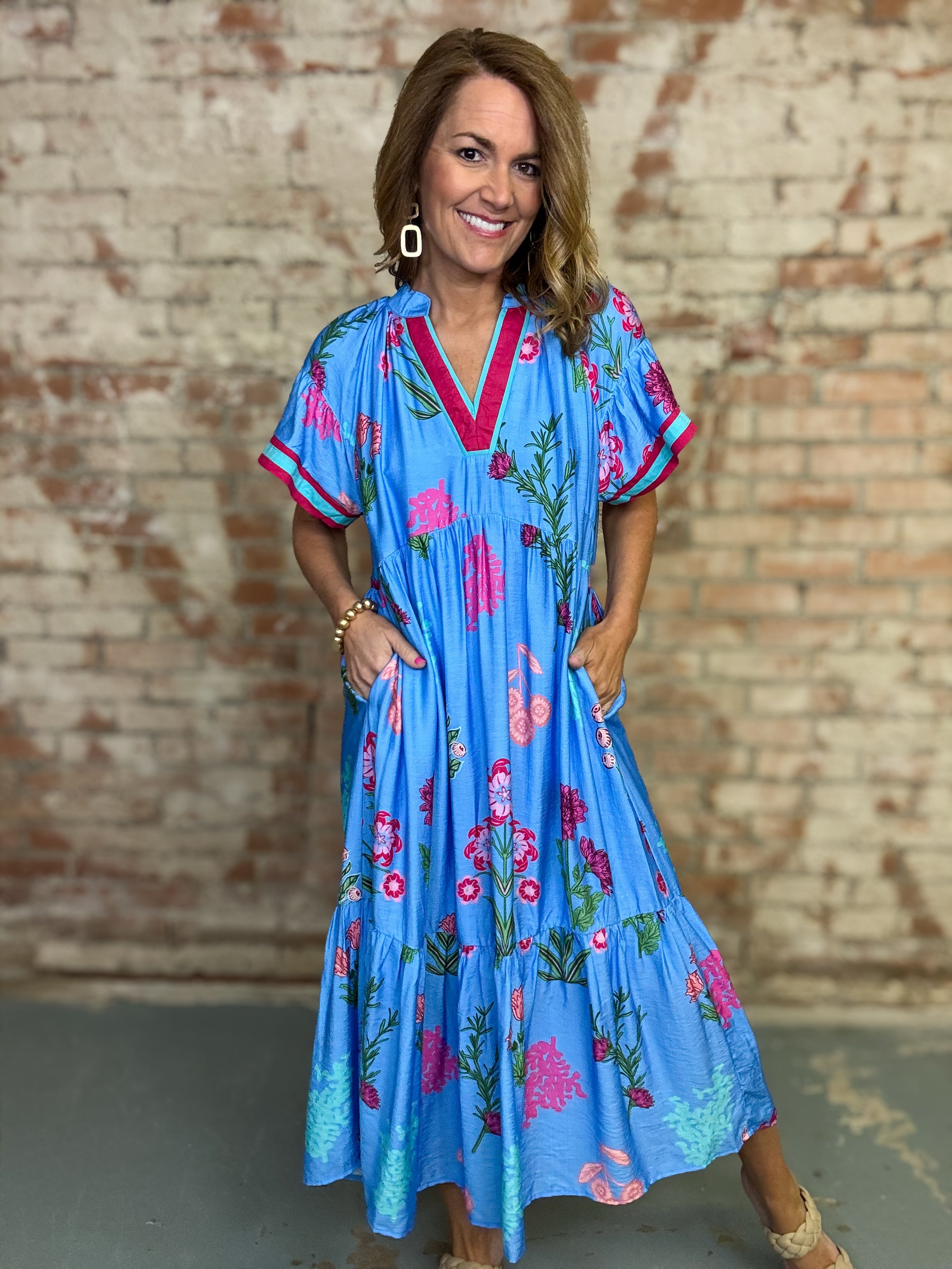 Kimora Floral Midi Dress