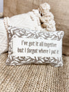 I've Got It All Together Pillow