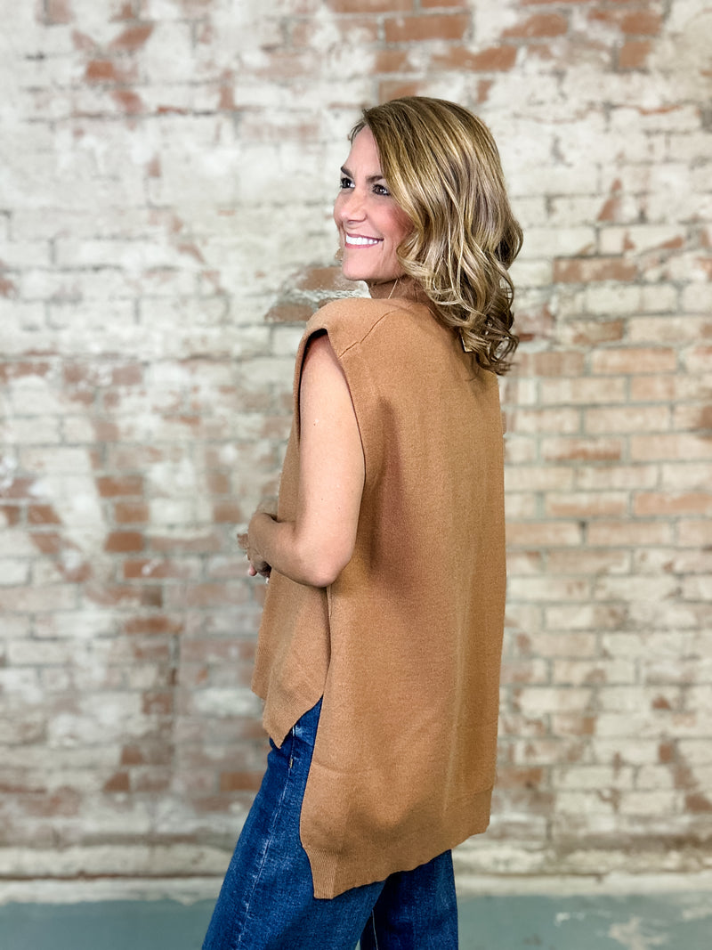Helen Mock Neck Top
