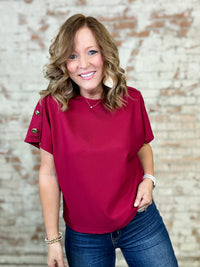 Roxa Gold Accent Top