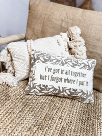 I've Got It All Together Pillow
